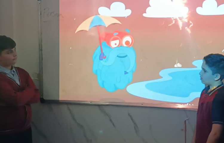 ارائه‌ی دانش‌آموزان و انجام فعالیت‌های کتاب در زنگ Science 2