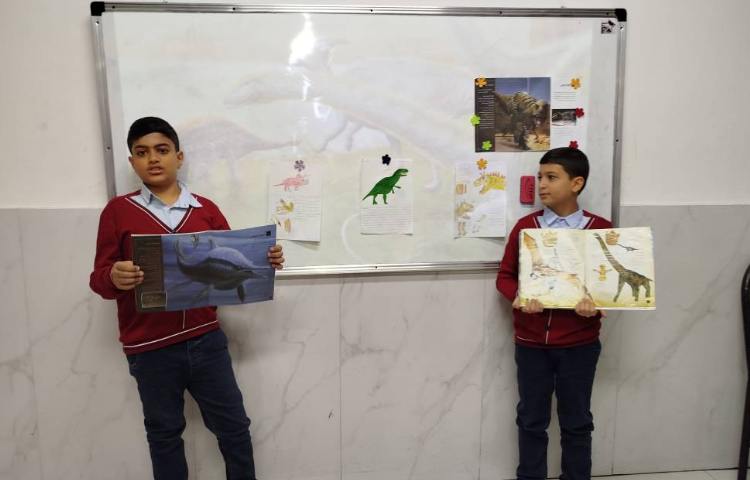 ارائه‌ی پژوهش باعنوان زندگی دایناسورها