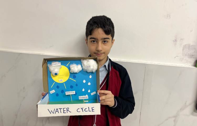 ارائه‌ی کاردستی های مبحث Water Cycle 3