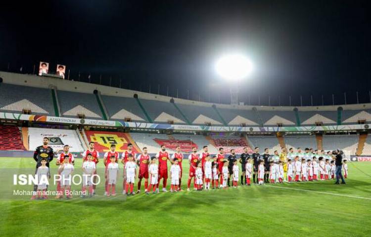 : اردوی استادیوم آزادی، فوتبال لیگ برتر، بازی تیم های پرسپولیس و آلومینیوم اراک 24