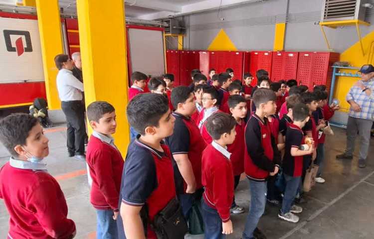 اردوی بازدید از ایستگاه آتش نشانی 31 14