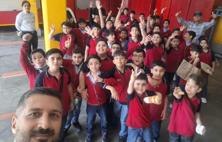 اردوی بازدید از ایستگاه آتش نشانی 31 15