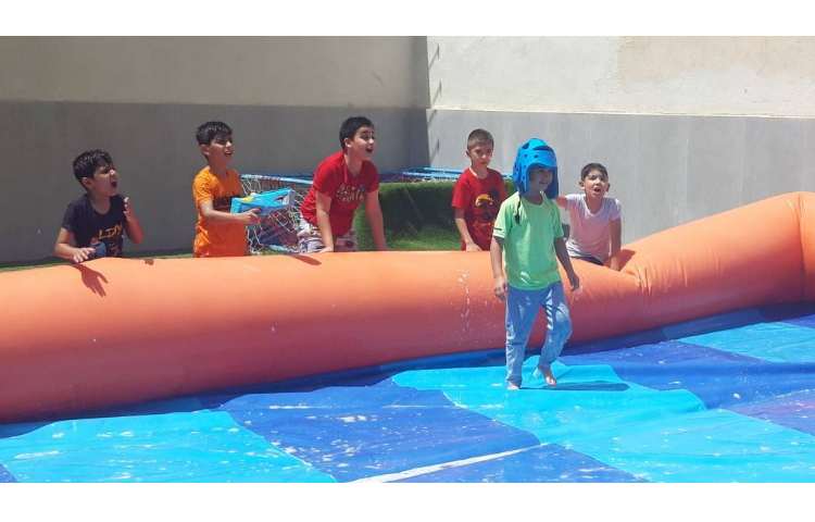 اردوی تابستانه آب بازی و فوتبال حبابی 7