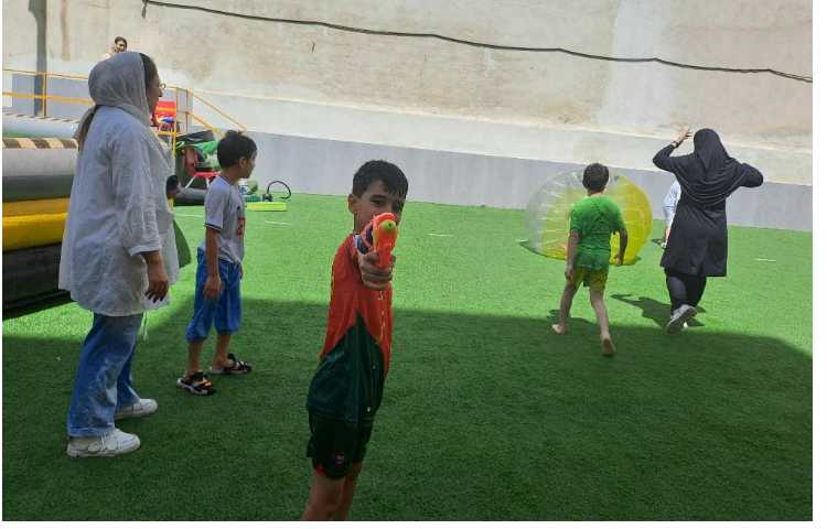 اردوی تابستانه آب بازی و فوتبال حبابی 8