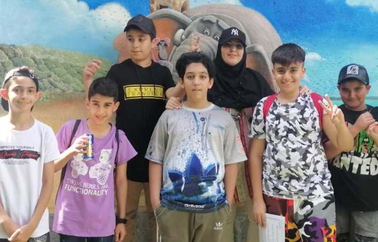 اردوی زبان باغ وحش ارم سبز 1