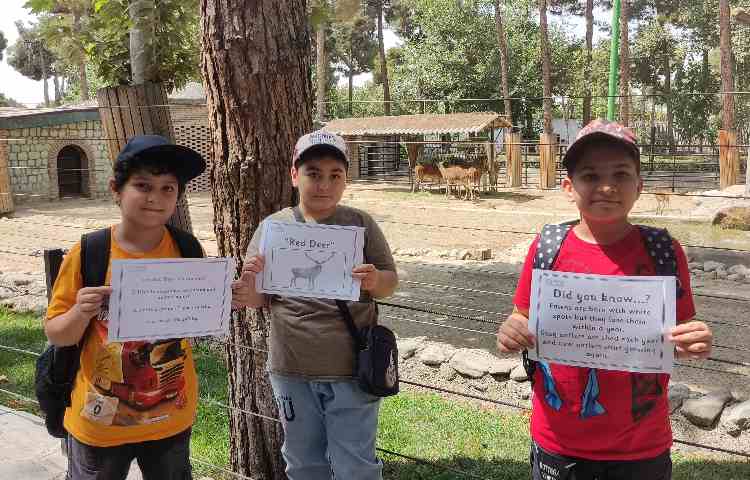 اردوی زبان باغ وحش ارم سبز 1