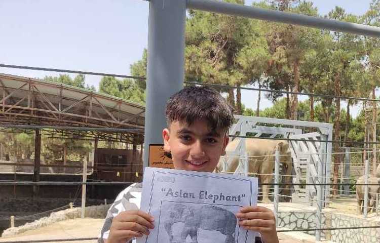 اردوی زبان باغ وحش ارم سبز 1