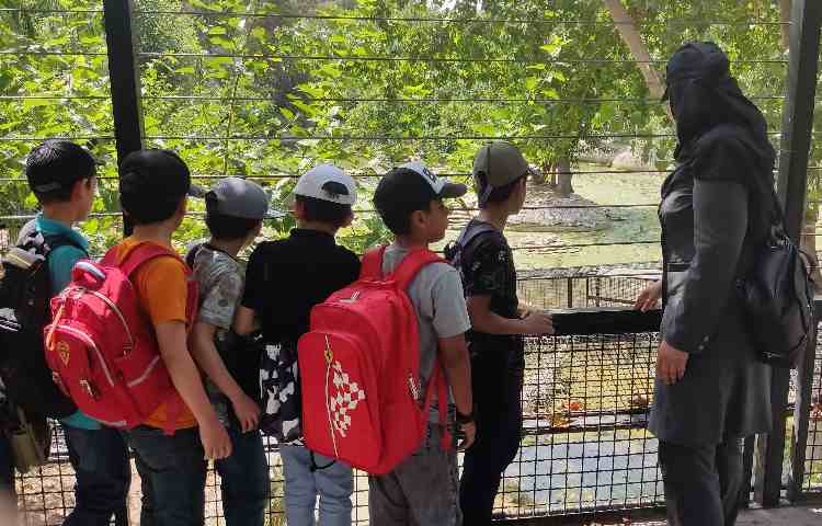 اردوی زبان باغ وحش ارم سبز 3