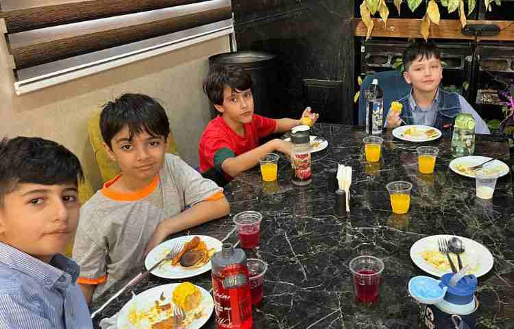 اردوی صبحانه هتل اورین 10