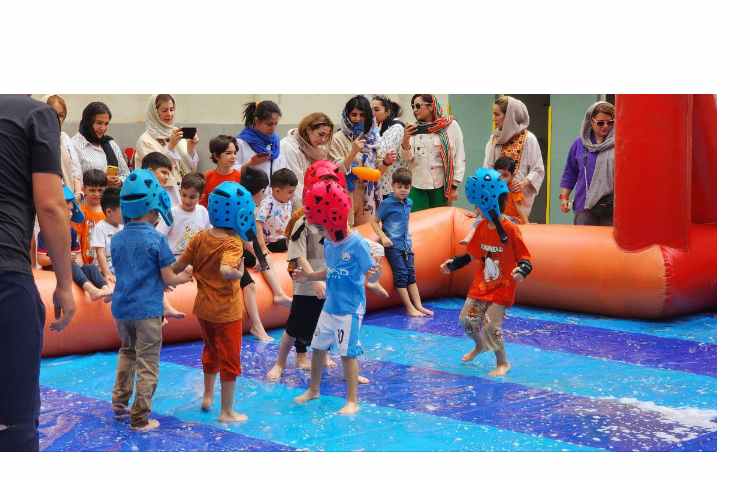 اردوی فوتبال حبابی 4