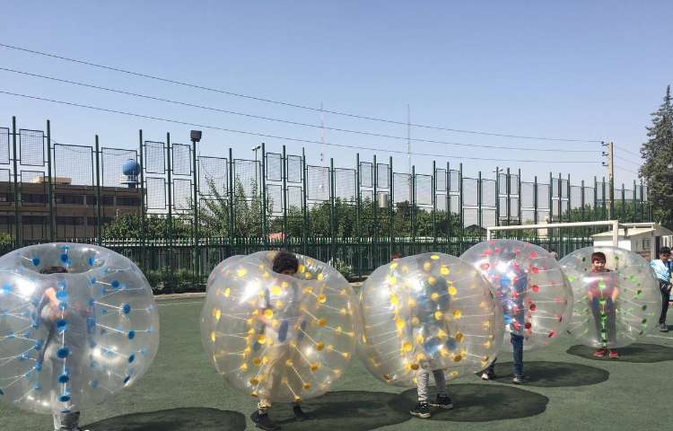 اردوی فوتبال حباب دانش آموزان پنجم و ششم