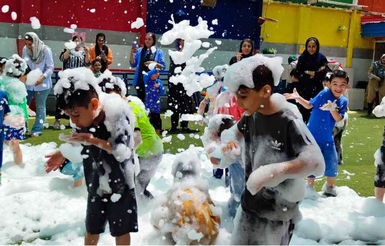 اردوی کف بازی و یک روز خیس در تابستانی گرم 14