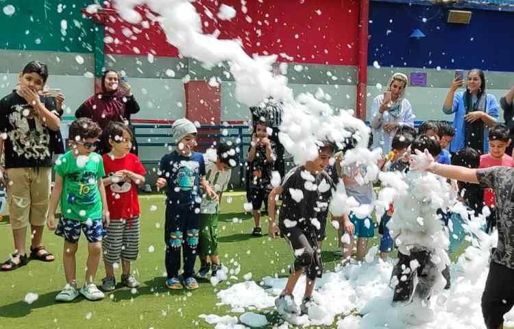 اردوی کف بازی و یک روز خیس در تابستانی گرم 15