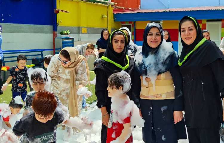 اردوی کف بازی و یک روز خیس در تابستانی گرم 18