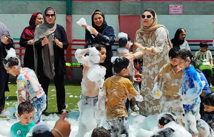 اردوی کف بازی و یک روز خیس در تابستانی گرم 19