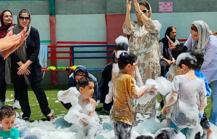 اردوی کف بازی و یک روز خیس در تابستانی گرم 20