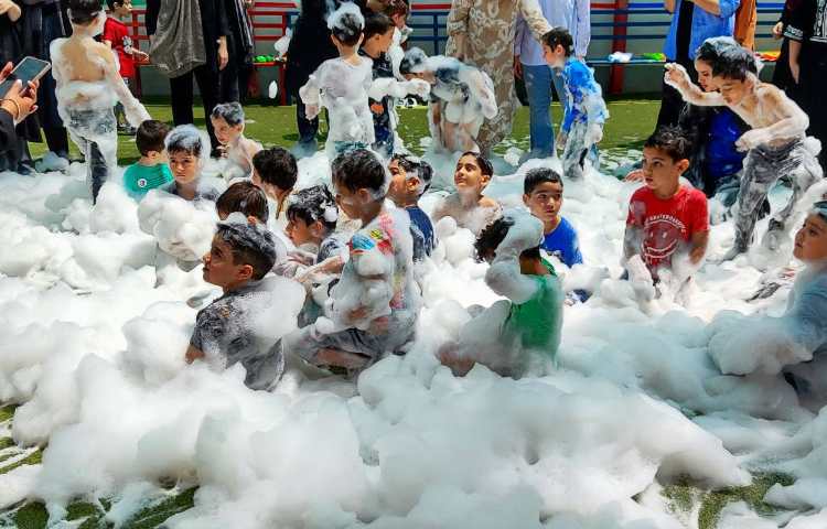 اردوی کف بازی و یک روز خیس در تابستانی گرم 21