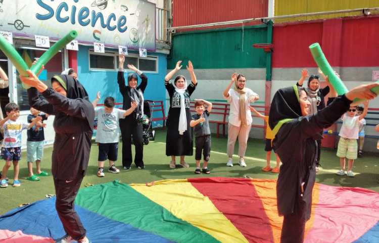 اردوی کف بازی و یک روز خیس در تابستانی گرم 25