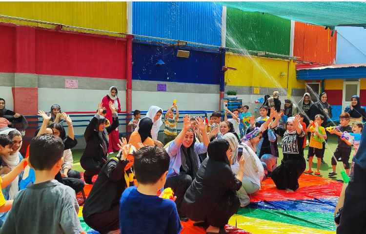 اردوی کف بازی و یک روز خیس در تابستانی گرم 6