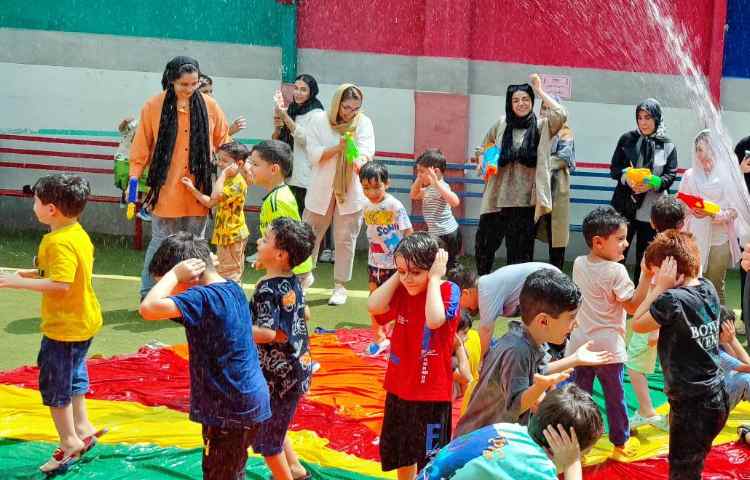 اردوی کف بازی و یک روز خیس در تابستانی گرم 8