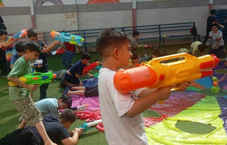 اردوی یک روز خیس، کف‌بازی و بازی‌های ریتمیک 9