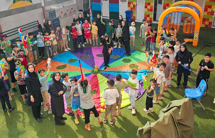 اردوی یک روز خیس، کف‌بازی و بازی‌های ریتمیک