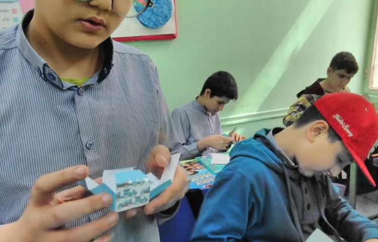 ارزیابی و خلاقیت در استعداد فضایی پایه ششم 5