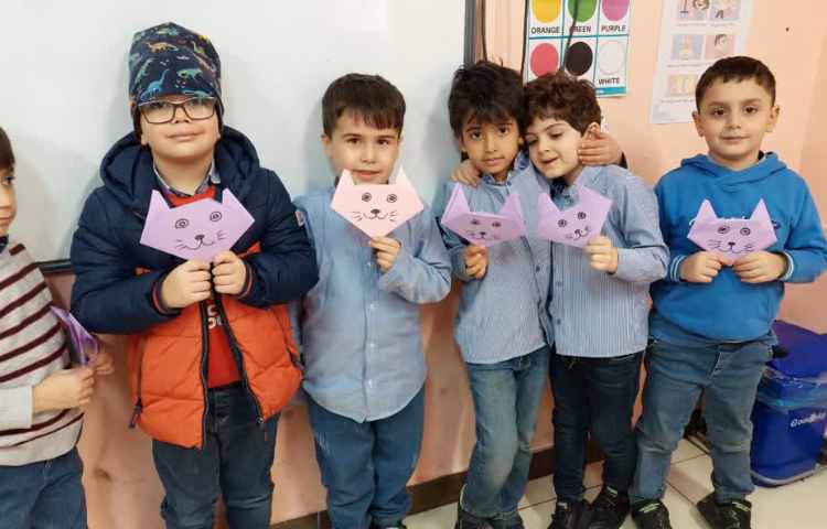 اریگامی گربه زنگ خوانداری 2