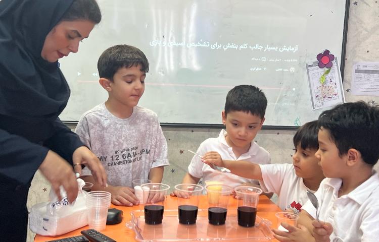 ازمایش رنگی رنگی 4