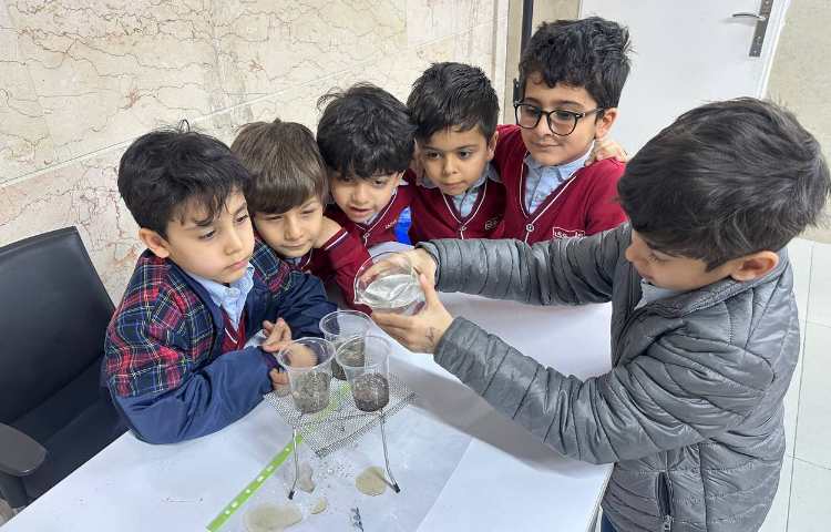 ازمایش نفوذ اب در خاک 2