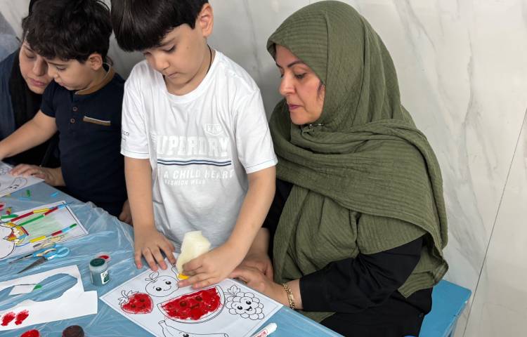 از دستان کوچک تا ذهن‌های خلاق؛ کارگاه تعاملی مادر و کودک در مسیر یادگیری» 6