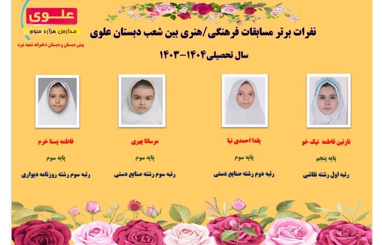 اسامی نفرات برتر 1