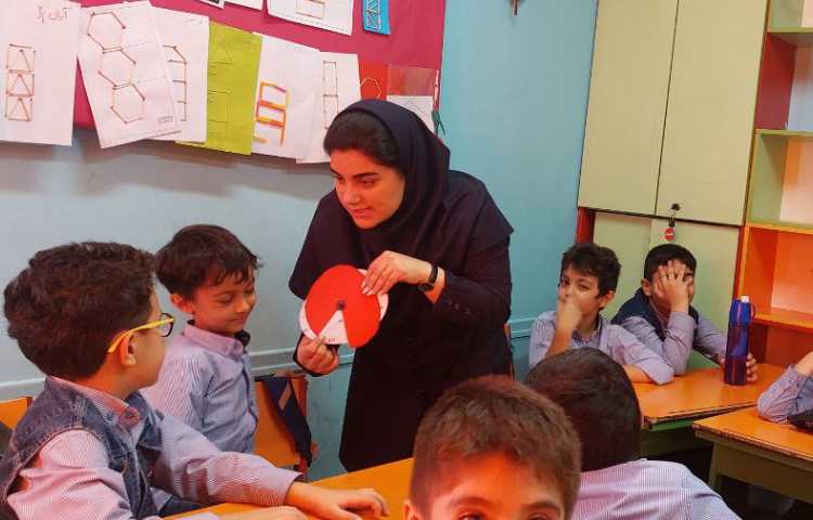 استفاده از spinner‌برای تدریس ترکیبات مختلف 3