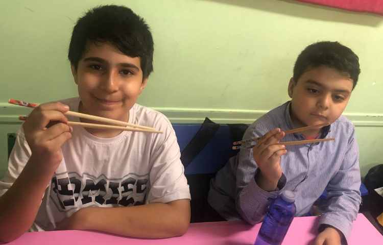 استفاده از چاپستیک 1