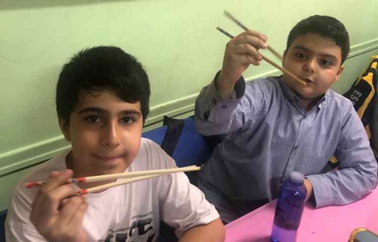 استفاده از چاپستیک 2