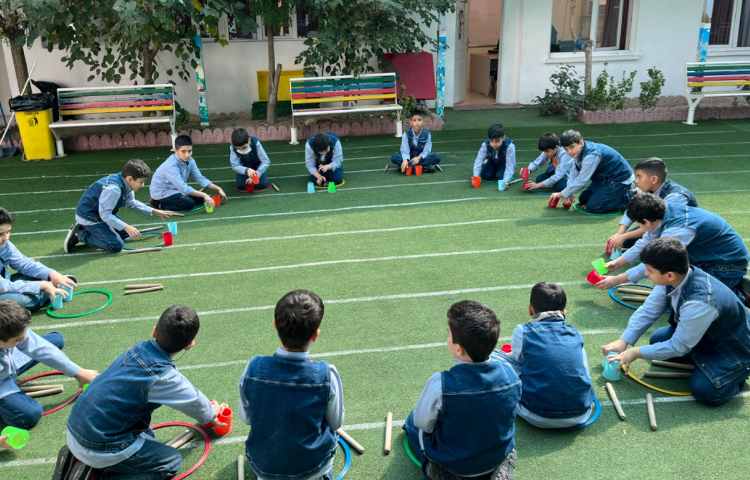 استفاده از کاپ چوبک و حلقه برای هماهنگی عصب عضله و عمل و عکس العمل 2