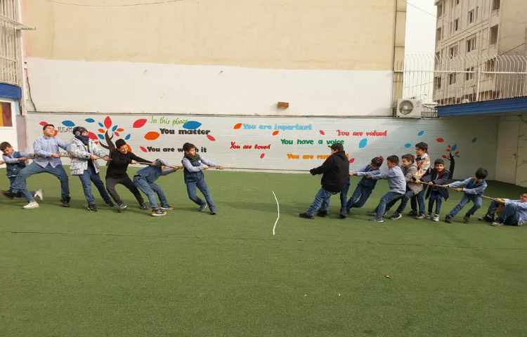 اشنایی با اهرم ها و بازی طناب کشی (کشیدن و هل دادن) 2