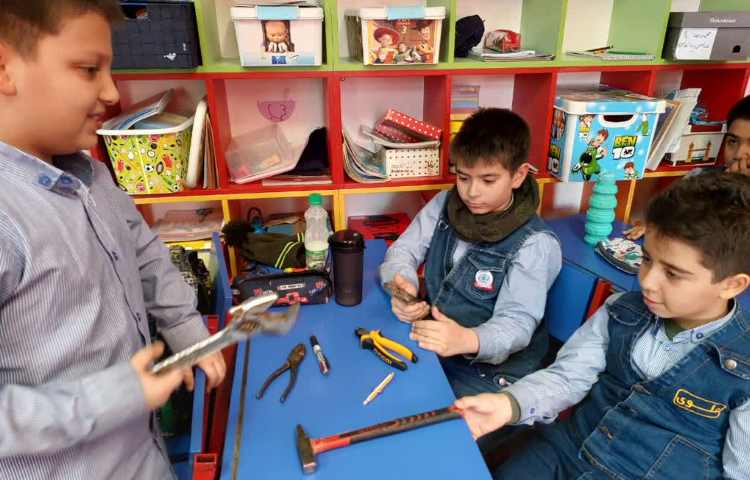 اشنایی با اهرم ها و بازی طناب کشی (کشیدن و هل دادن)