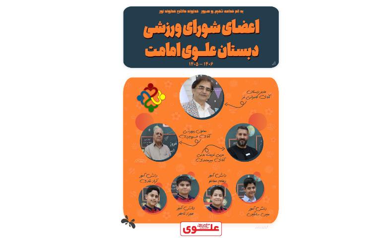 اعضای شورای ورزشی دبستان علوی 1