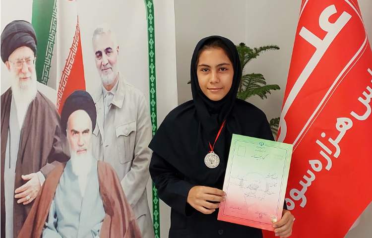 افتخار آفرینی دانش آموز پایه هفتم در رشته ورزشی 1