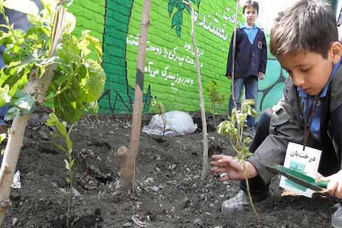 الگوپذیری دانش‌آموزان در حفاظت از محیط زیست