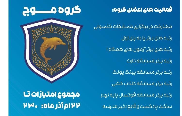 امتیارات چهارخانه تا پایان آذر ماه 2