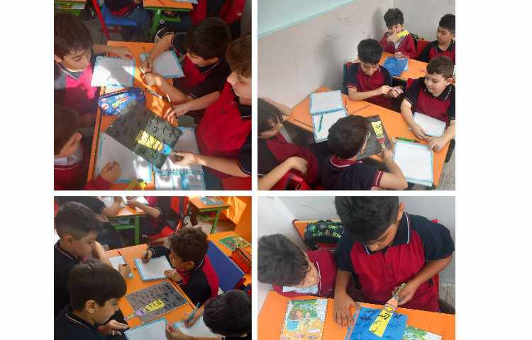 املای آموزشی چراغ قوه ای