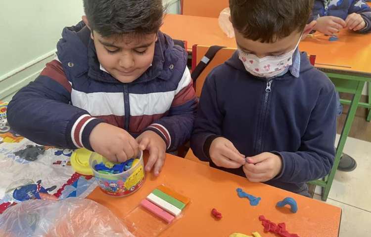 املای بادکنکی با او استثنا پایه اول دبستان 11