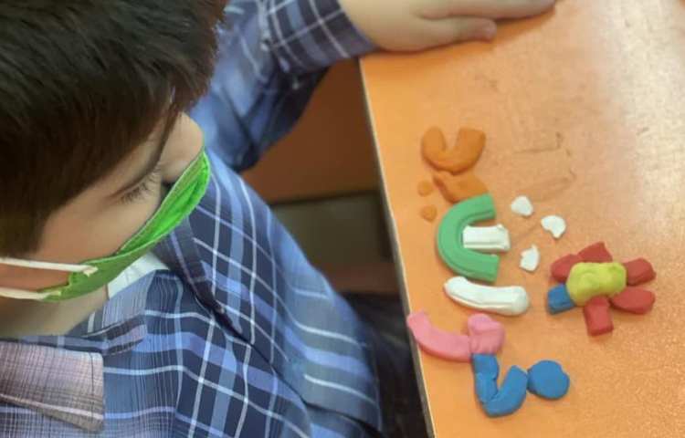 املای بادکنکی با او استثنا پایه اول دبستان 12