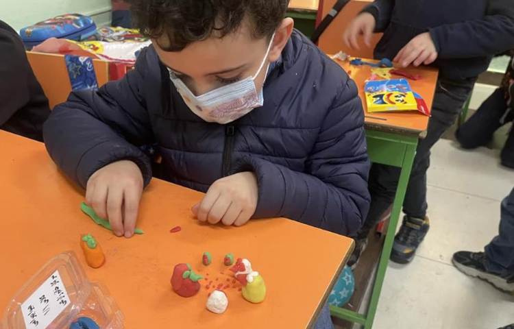 املای بادکنکی با او استثنا پایه اول دبستان 9