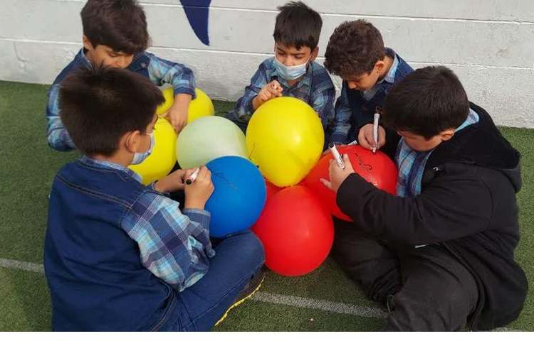 املای بادکنکی پایه دوم دبستان 5