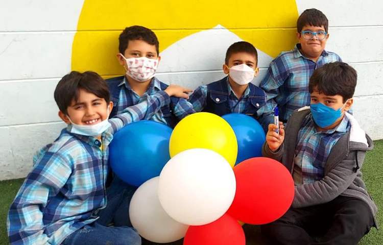 املای بادکنکی پایه دوم دبستان