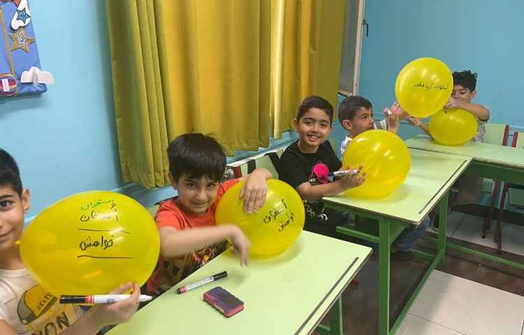 املای بادکنکی گروهی 5