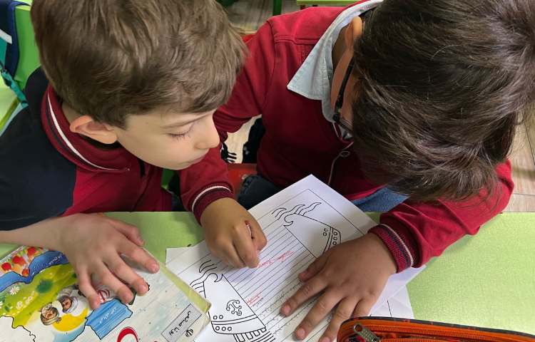 املای تمرینی، املای آبی درس پرواز قطره 1